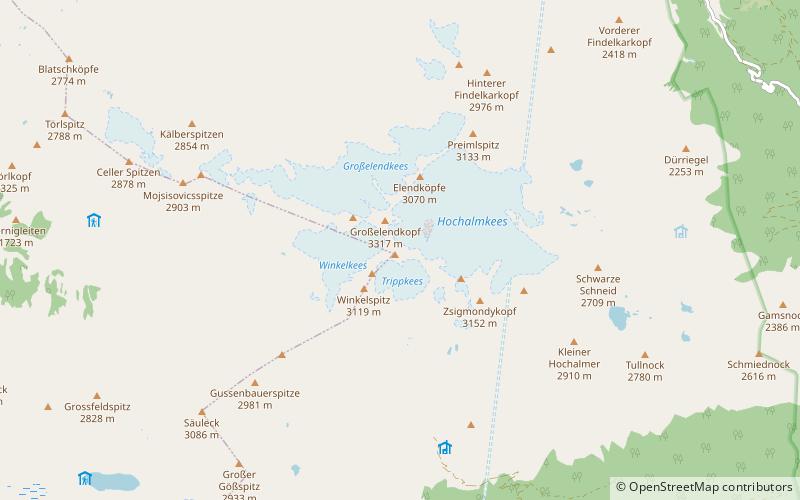 Ankogelgruppe location map
