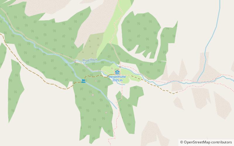 Verpeilhütte location map