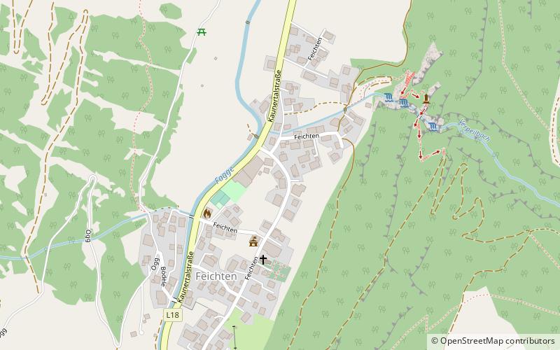 Kaunertal location map