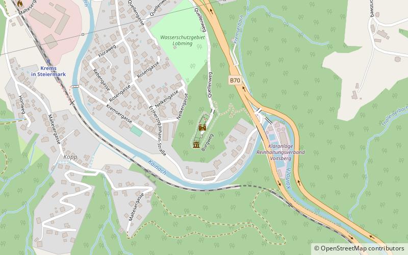 Burg Krems location map