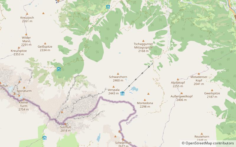 Tilisuna-Schwarzhorn location map