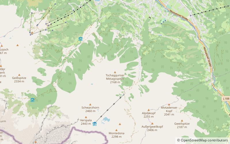 Tschaggunser Mittagspitze location map