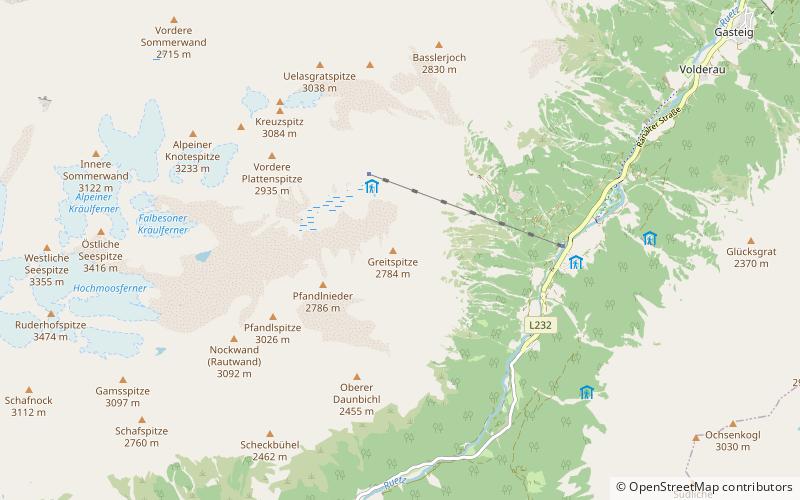 Stubai Hohenweg location map