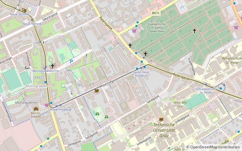 Université technique de Graz location map