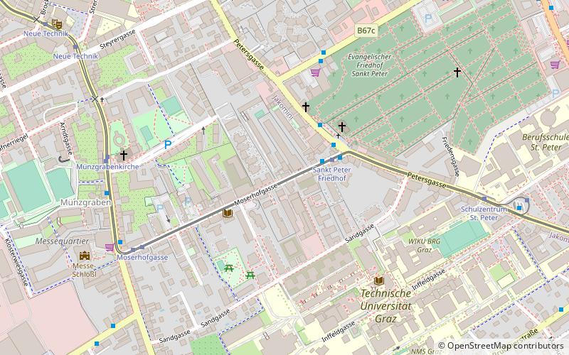 universite technique de graz location map