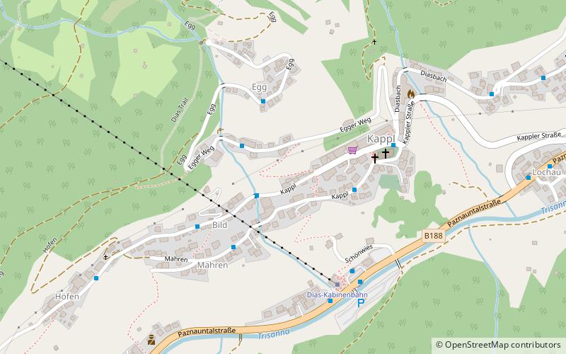 Kappl location map
