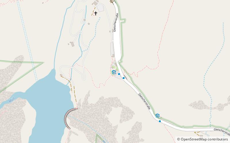 Glocknerhaus location map