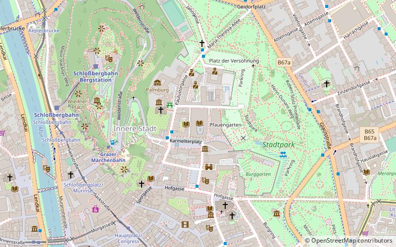 Landesarchiv Graz location map