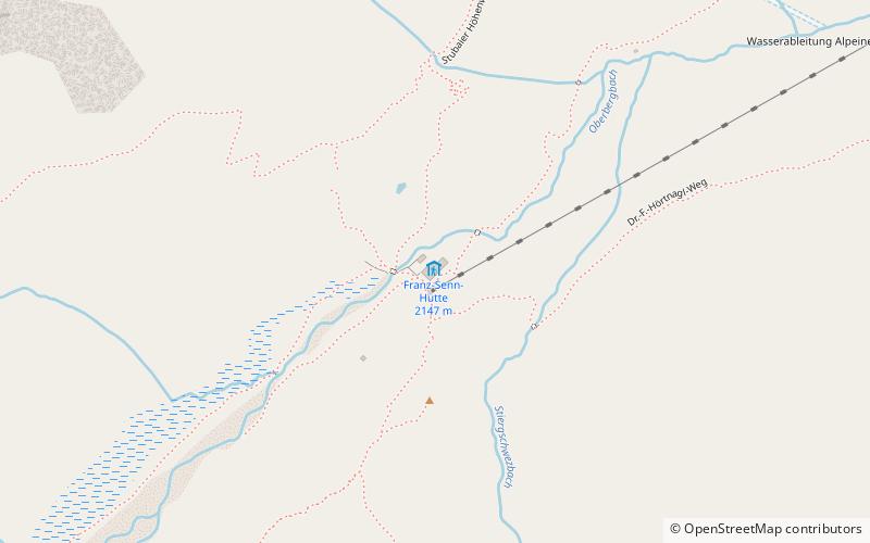 Franz Senn Hut location map