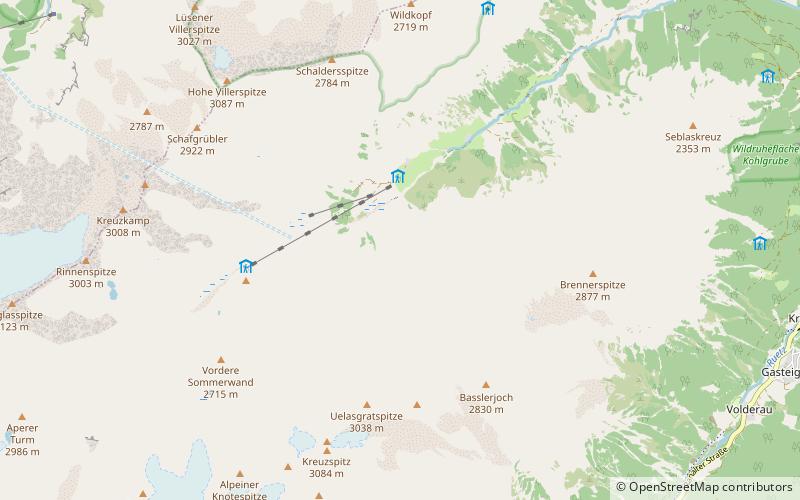 Stubai Alps location map