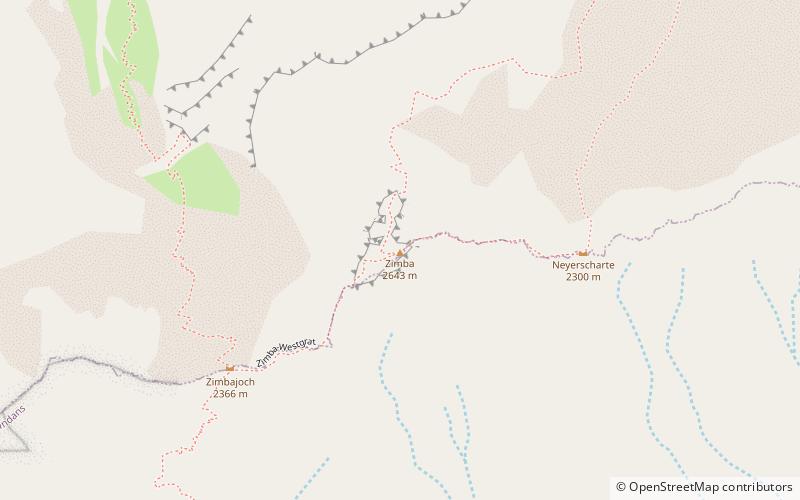 Zimbaspitze location map