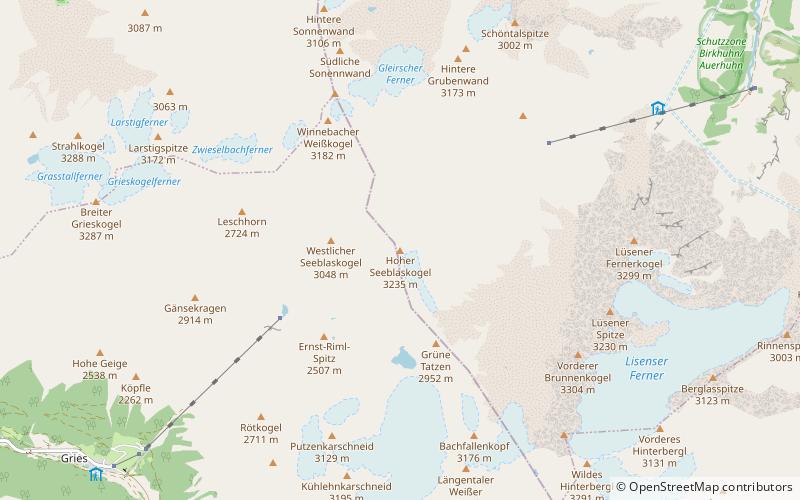 Hoher Seeblaskogel location map