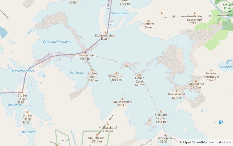 Rainerhorn location map