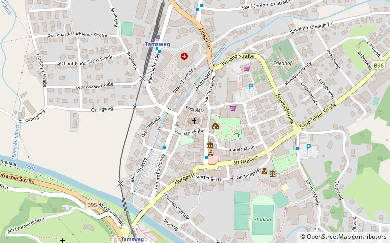 Dekanatspfarrkirche Tamsweg location map