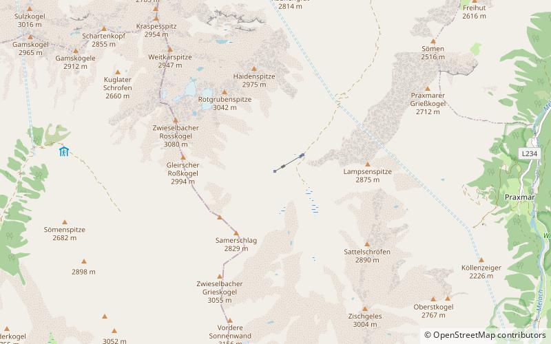 Pforzheimer Hütte location map