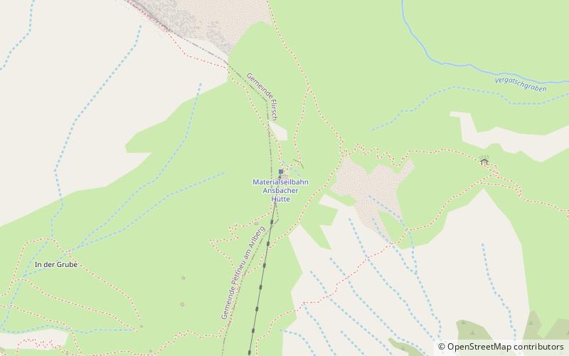Ansbacher Hütte location map