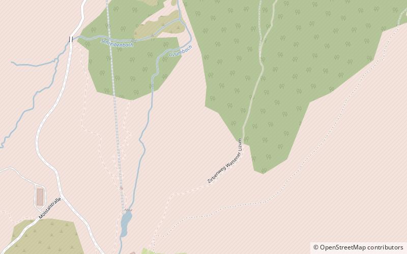 Alpes de Tux location map
