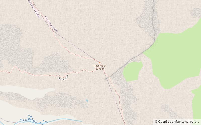 Rosenjoch location map