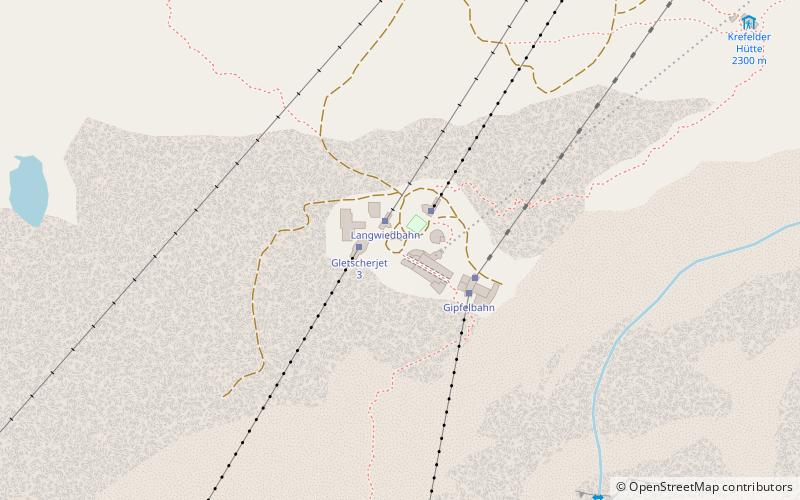 Glacial Aerial Tramway Kaprun III location map