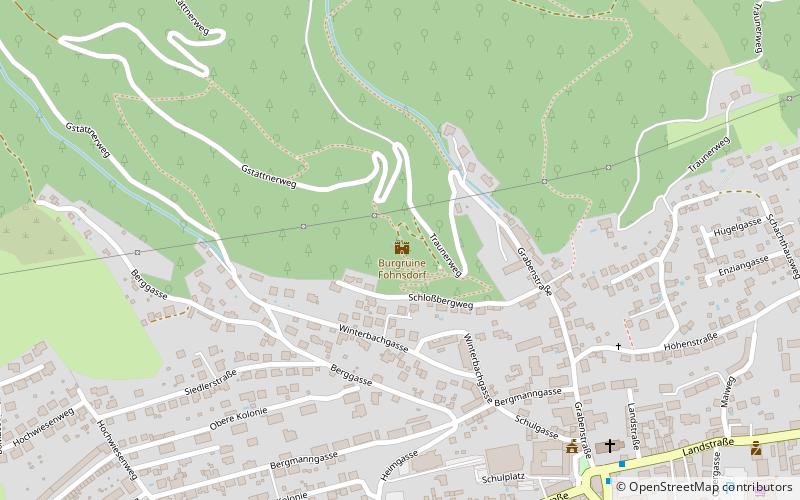 burgruine fohnsdorf location map
