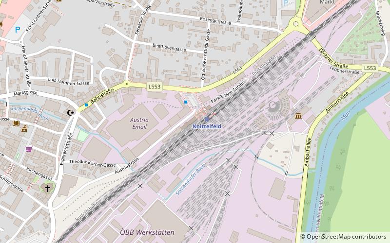 ESV Knittelfeld Modelleisenbahn location map