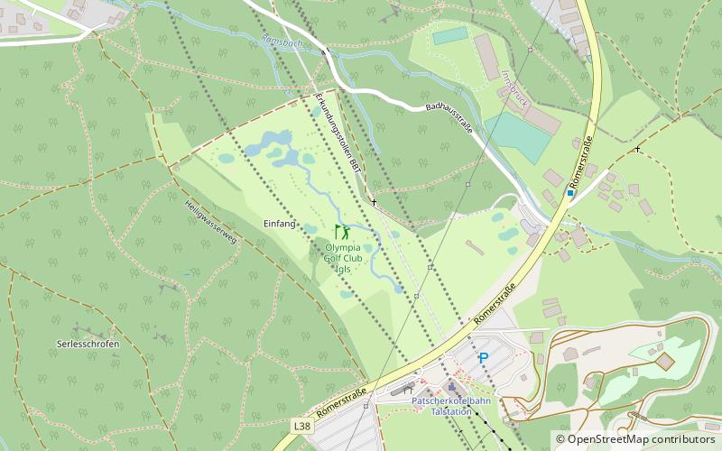 olympia golf club igls innsbruck location map