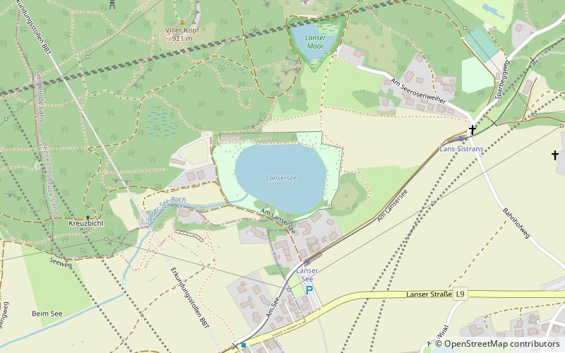 Lake Lans location map