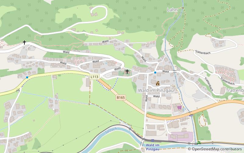 wald im pinzgau location map