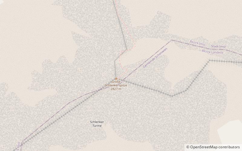 grosse schlenkerspitze location map