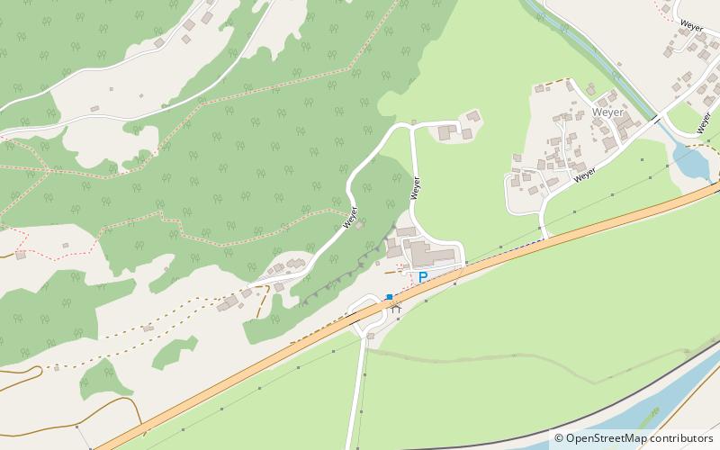 burgruine weyer location map