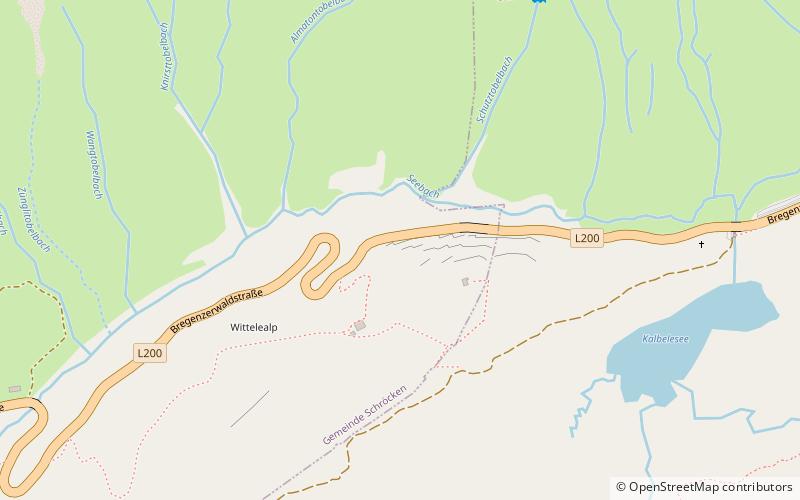 Hochtann Mountain Pass location map