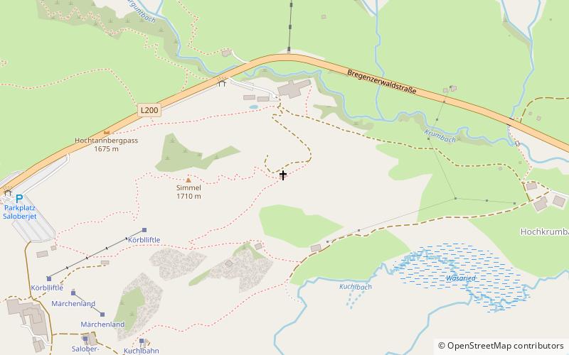 Simmel-Kapelle location map
