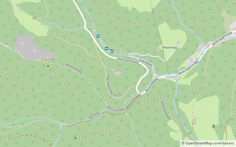 burgruine waxenegg location map