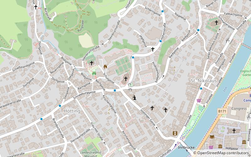 hottinger kirche innsbruck location map