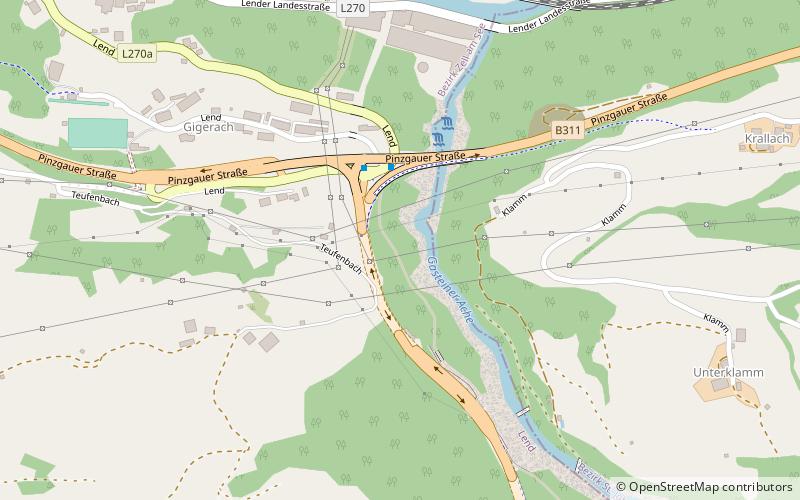 Klammpass location map
