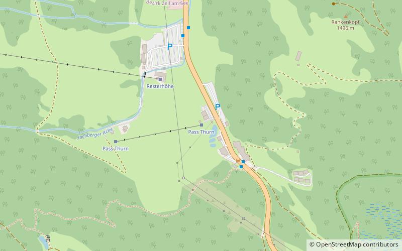Thurn Pass location map
