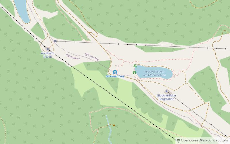glocknerhaus zell am see location map