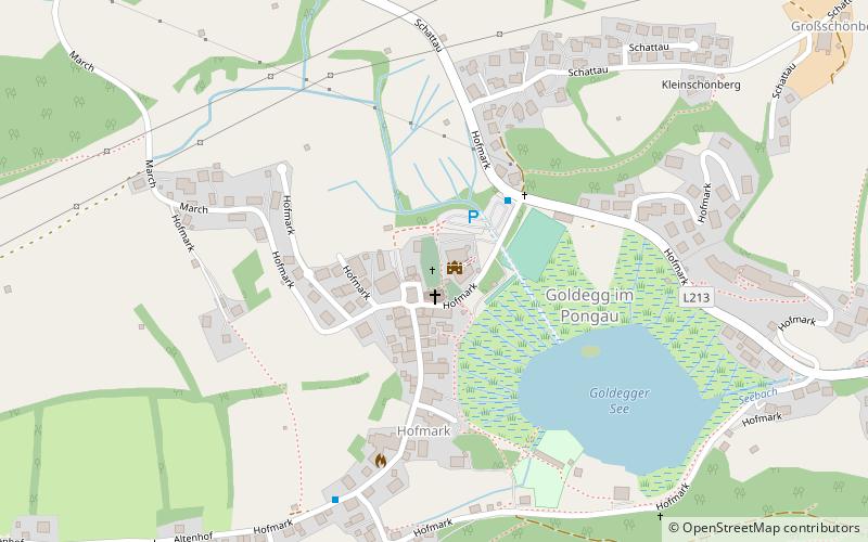 Friedhofskreuz location map