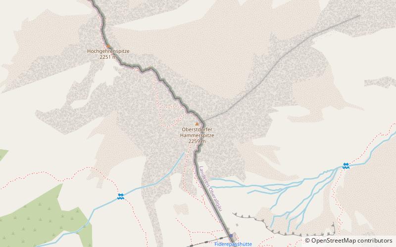 Oberstdorfer Hammerspitze location map