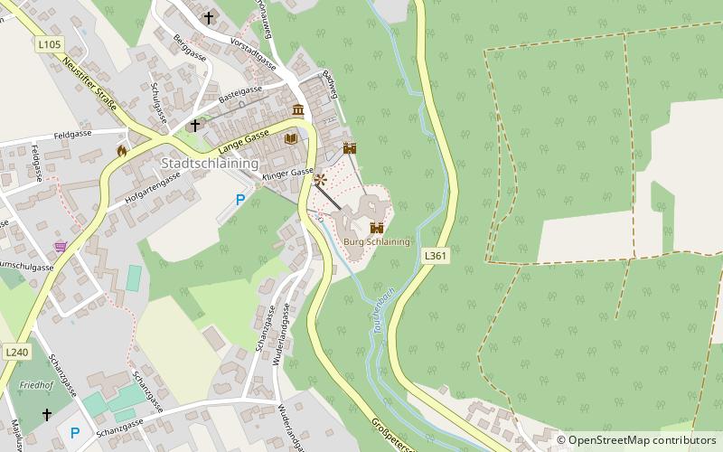 Burg Schlaining location map