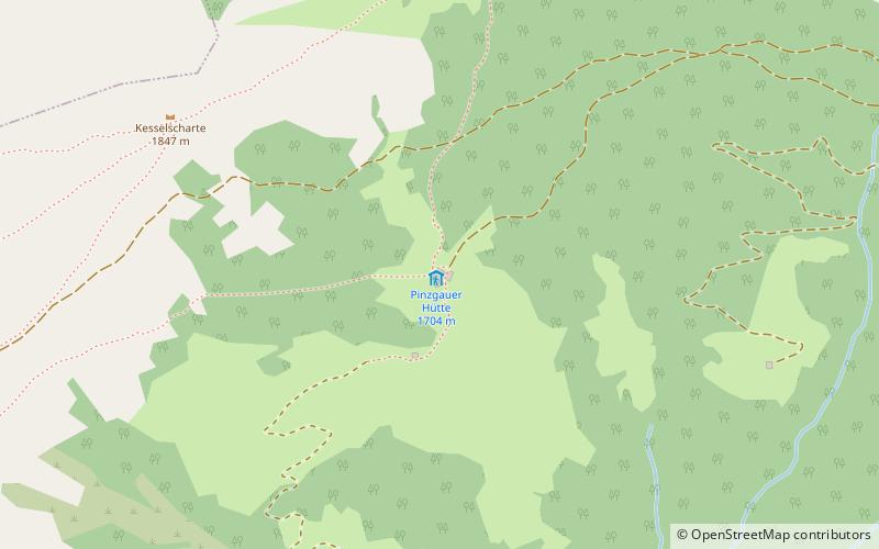 Pinzgau Hut location map