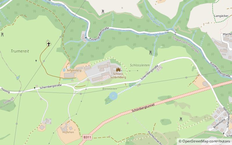 Schloss Schernberg location map