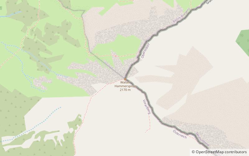 Walser Hammerspitze location map