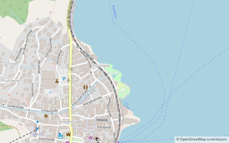 strandbad zell am see location map