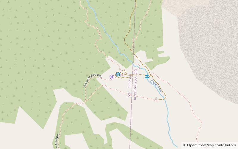 Pfeishütte location map