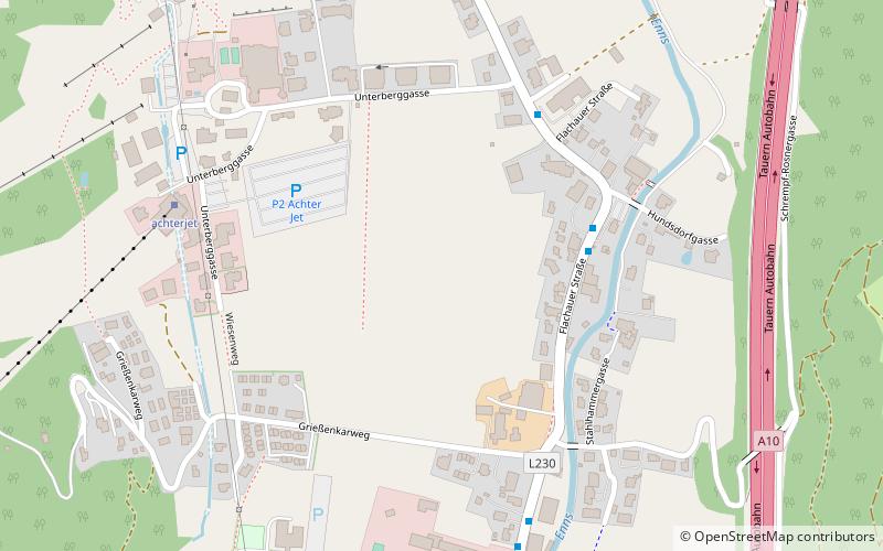 Flachau location map