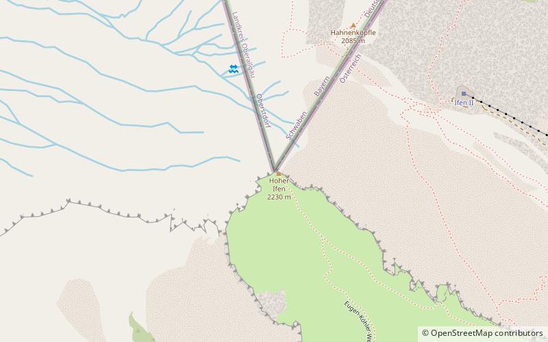 Hoher Ifen location map