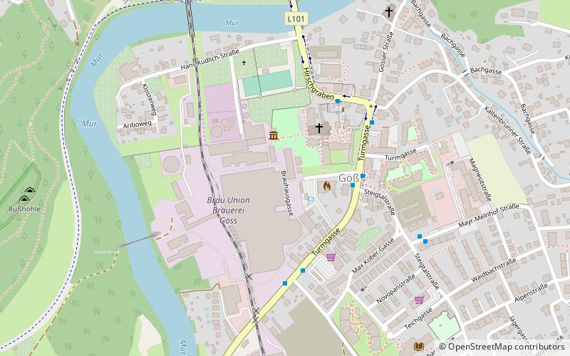 Gösser location map