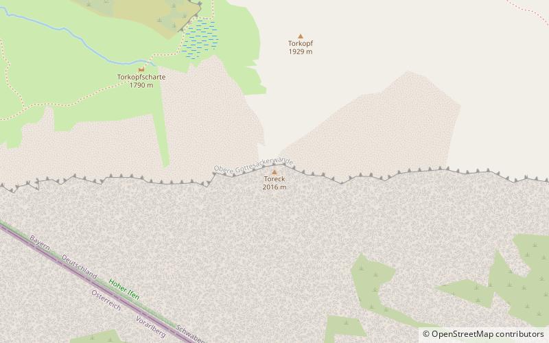 Toreck location map
