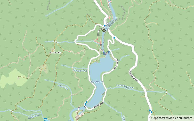 Staufensee-Stausee location map